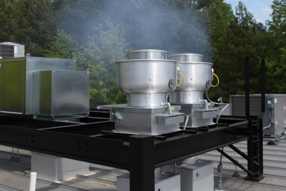 Centrifugal Upblast, High Speed Direct Drive Exhaust Fan, Single Phase with Speed Control, 600-1000 CFM (VXD33)