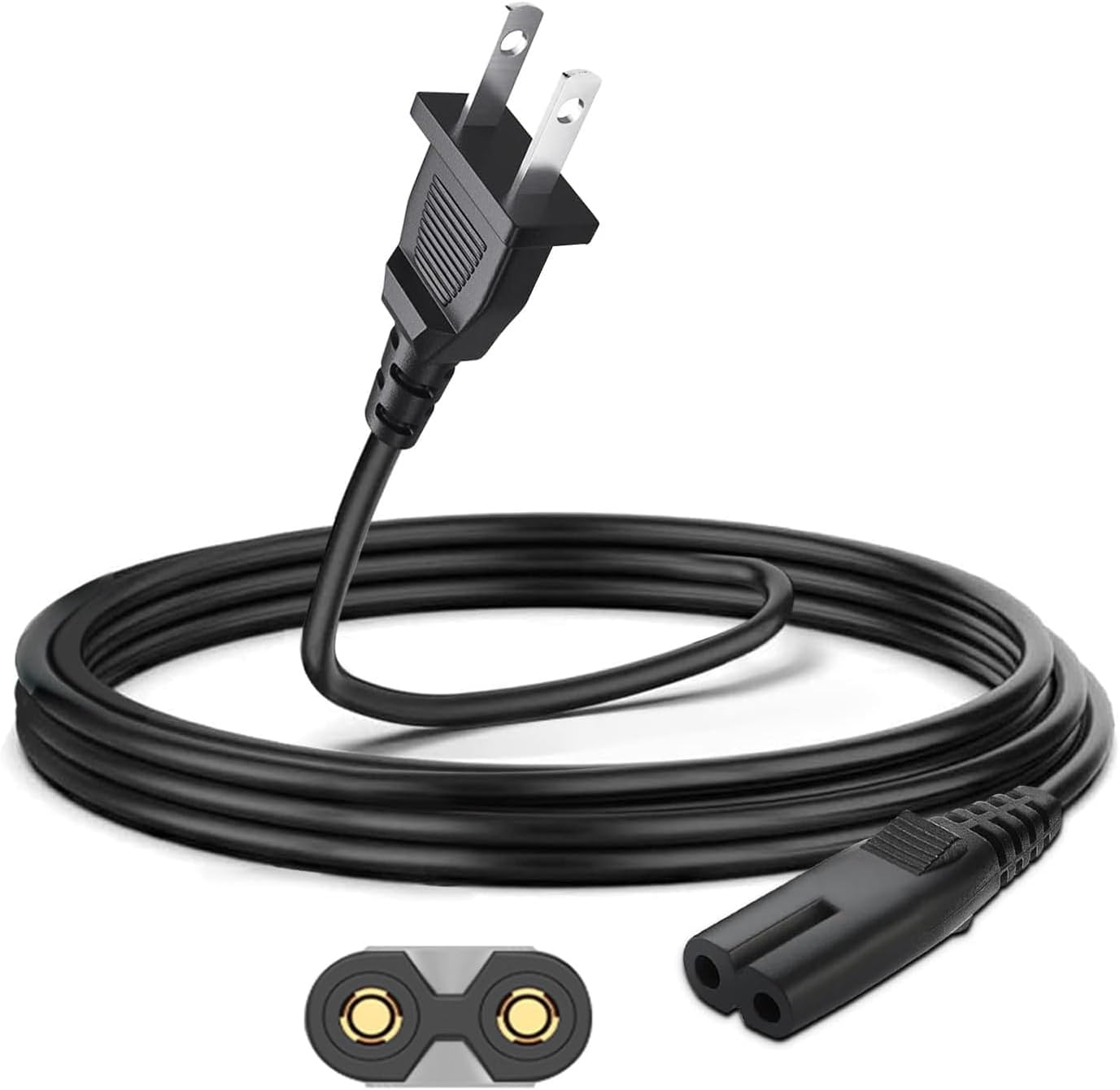 Love your yy 8Ft 2 HI-04, 4500L 3600 DP36, Prong Projector Power Cord Cable Replacement for Mini Projector, DR. J