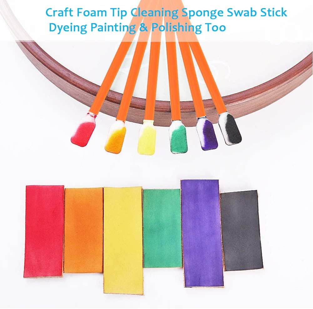 wellgler (200pcs 's Foam Cleaning Swabs, Lint-Free Swabs for Precision Electronics, Camera, Optical Lens & Inkjet