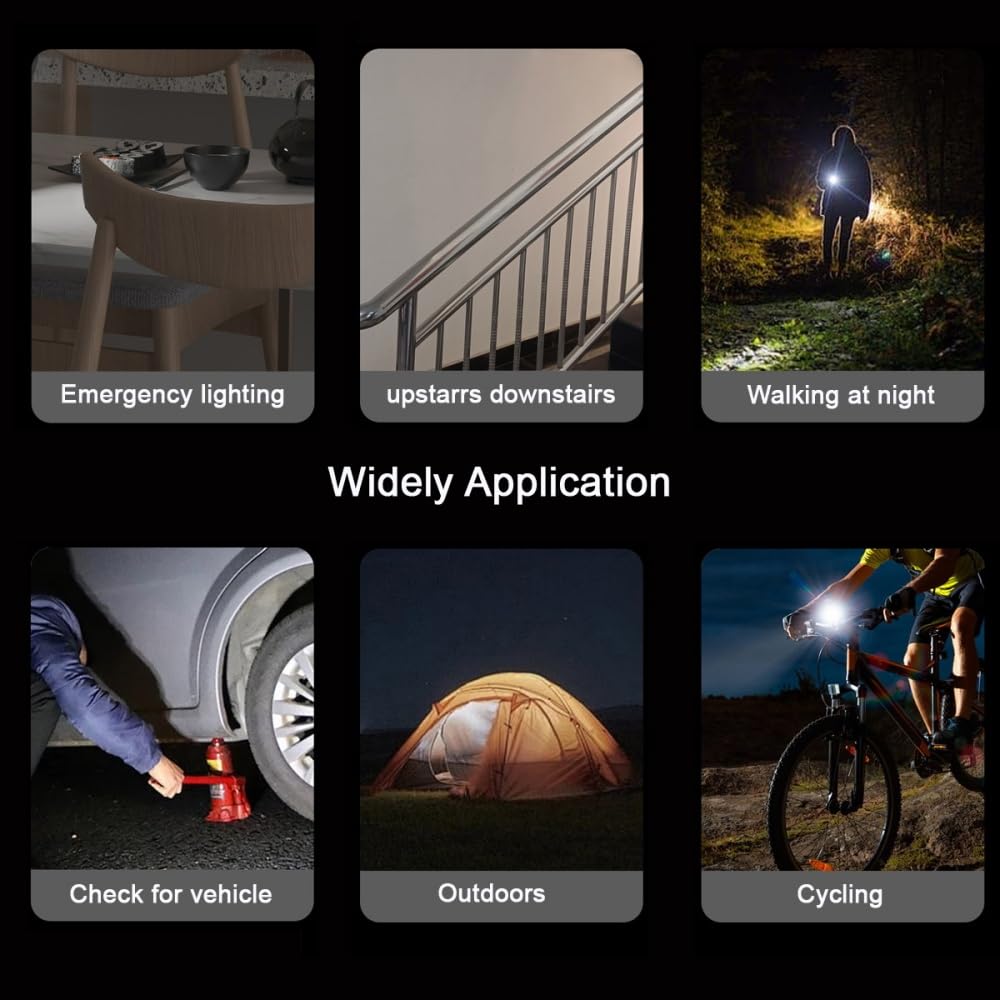 2pcs 210 cablecc USB-C Atmosphere LED Lighting for Outdoors Walking Cycling Phone Laptop Charger Night Lamp Lumens