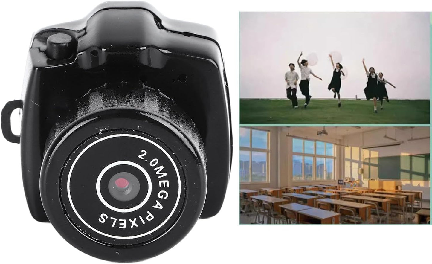 Marhynchus 0.98in Micro Mini DV DVR Camera High Definition Portable Camcorder Video Recording Cam