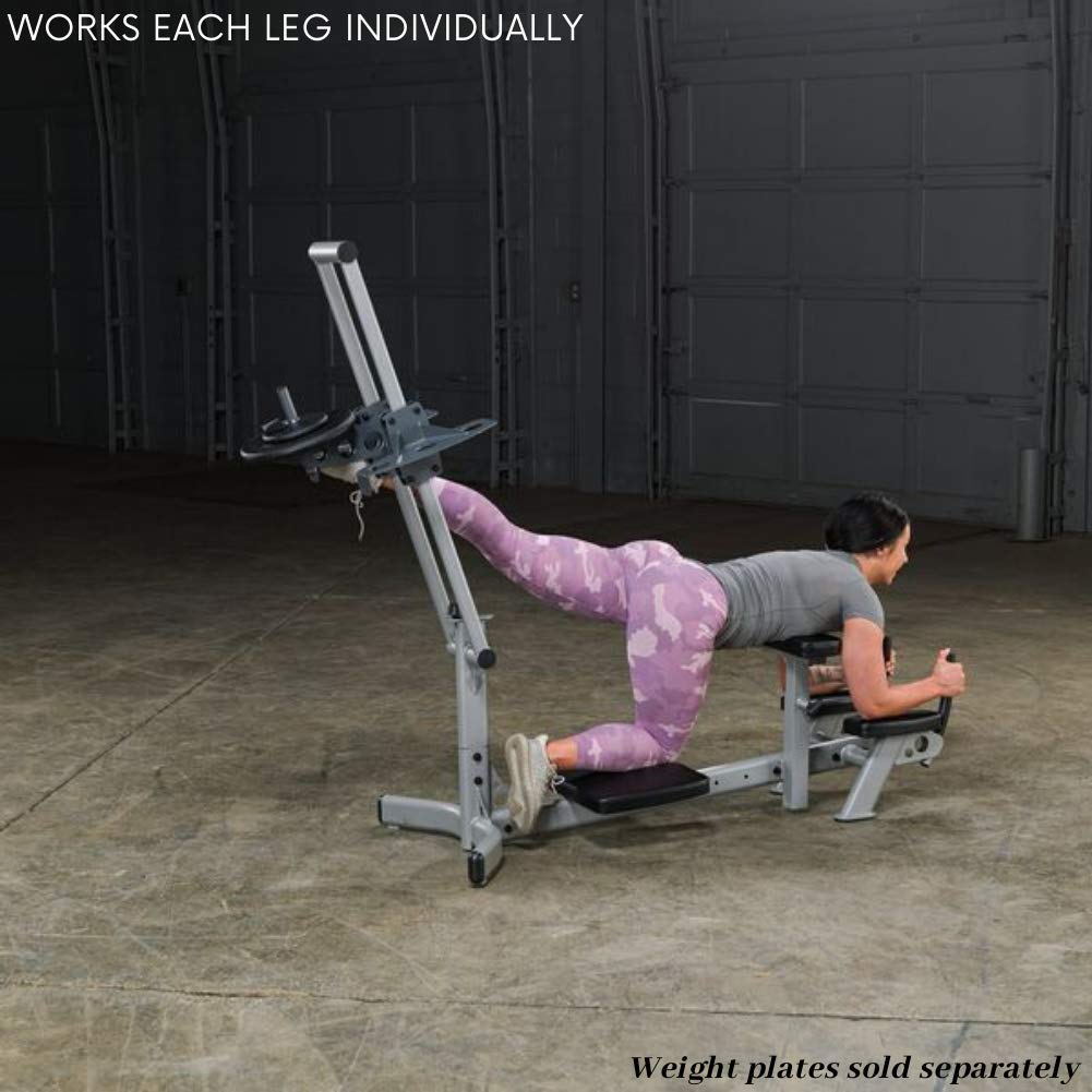 Powerline by Body-Solid (PGM200X) Glute Master - Isolation Glute Machine for Targeted Booty & Leg Workouts at Home