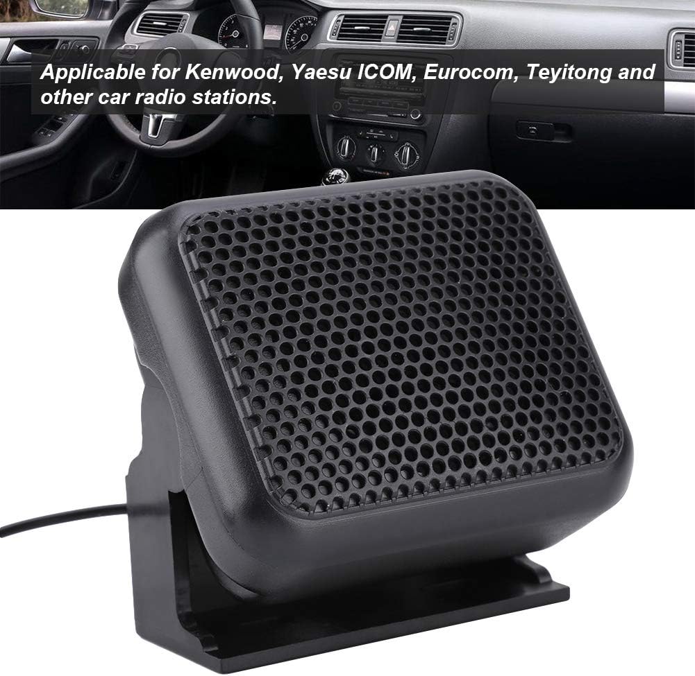 LenTLy NSP100 3W 3.5mm 4m MP3 External Speaker, Wired Speaker with Cable, Black, Portable, Stereo Sound, Compatible