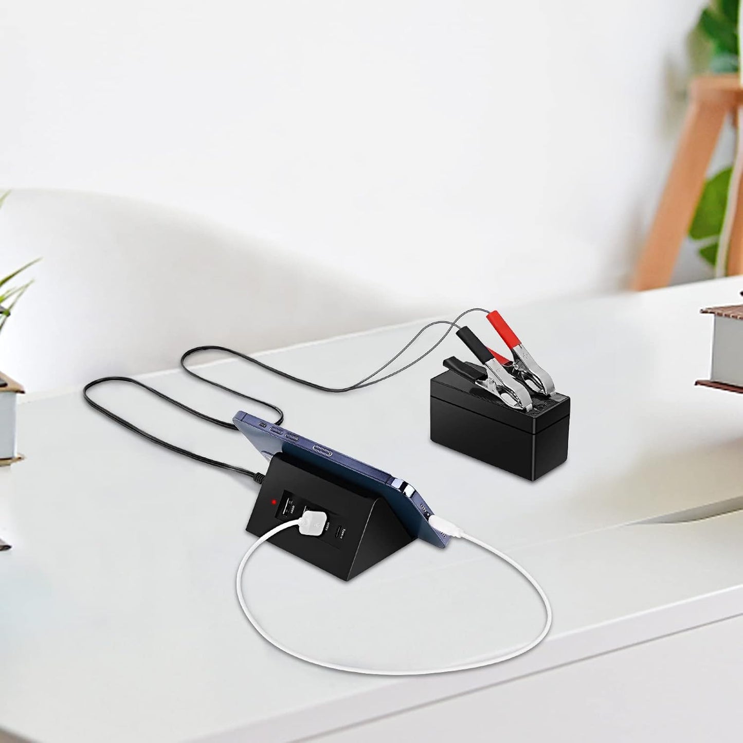 YIPIN HEXHA 12V 24V 5V 68W 12v DC to USB Step Down Converter to USB Multi Port Power Adapter Charger for iPhone Android