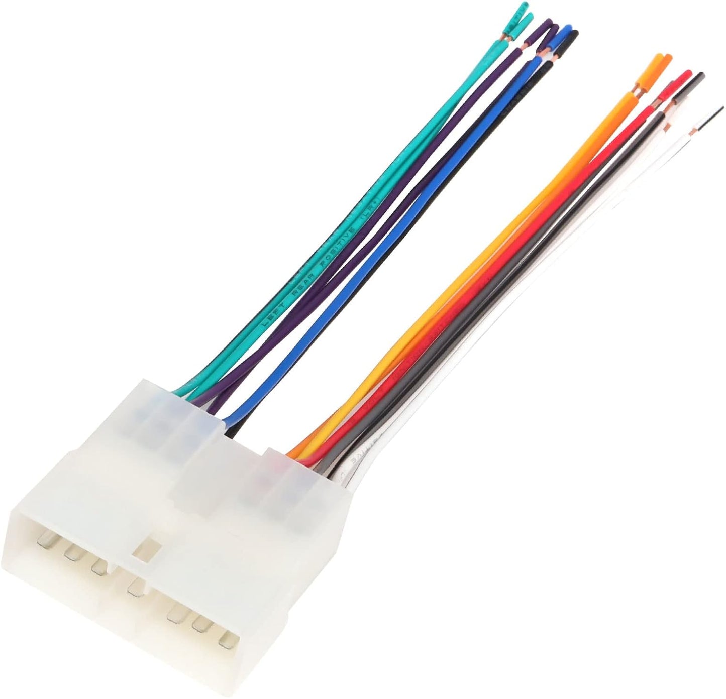 1985-1997 RED WOLF Car Radio Stereo Wiring Harness for Select Geo Metro Prizm Isuzu Trooper Install Aftermarket CD