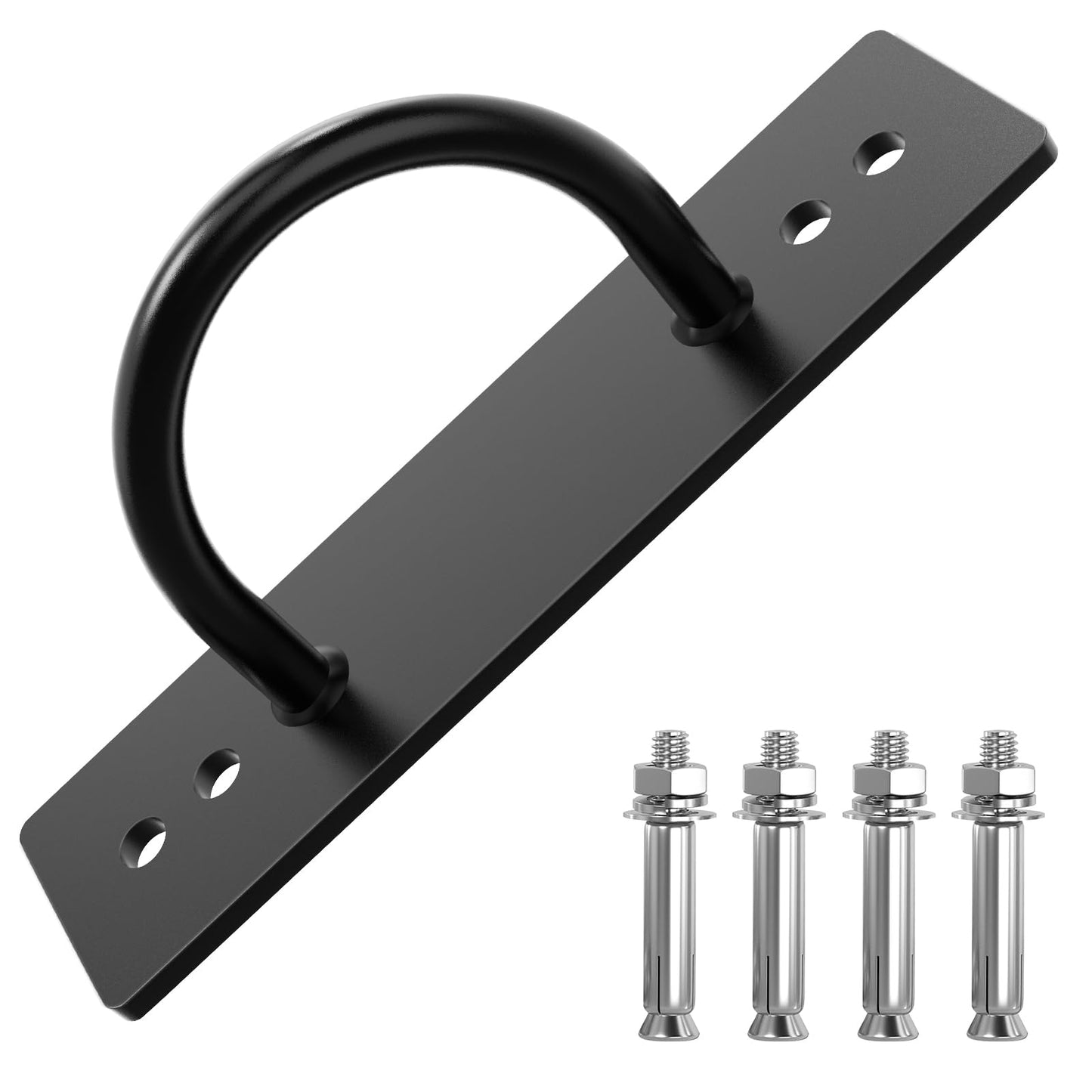 Battle Rope Anchor, Wall Ceiling Mount Bracket for Suspension Strap, Body Weight Strength Training Systems, Heavy Duty Hammock Hanging Kit for Battle Rope, Yoga and Gymnastic Rings,Boxing Equipment