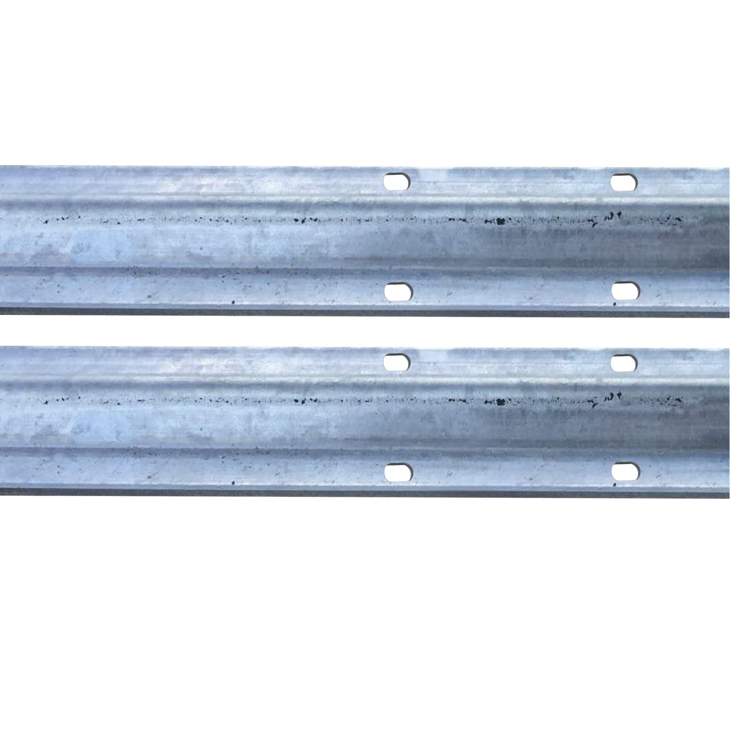 GLIMOVA 12ft Section Galvanized Inverted V Track | V- Track in 2 6 Foot Sections for Sliding Slide Gate | Driveway Gate Track