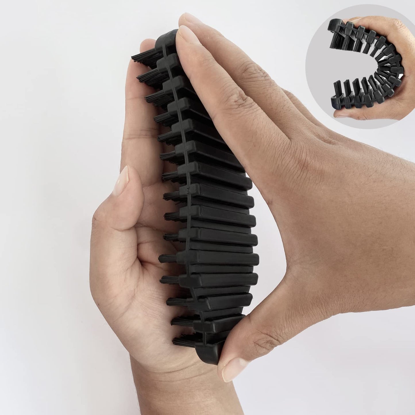Kreapa Barbell Brush Barbell Cleaning kit barebells Brush Nylon Brush for Cleaning Weighted Bars，Strength Training Bars Cleaning Supplies Stiff Brush