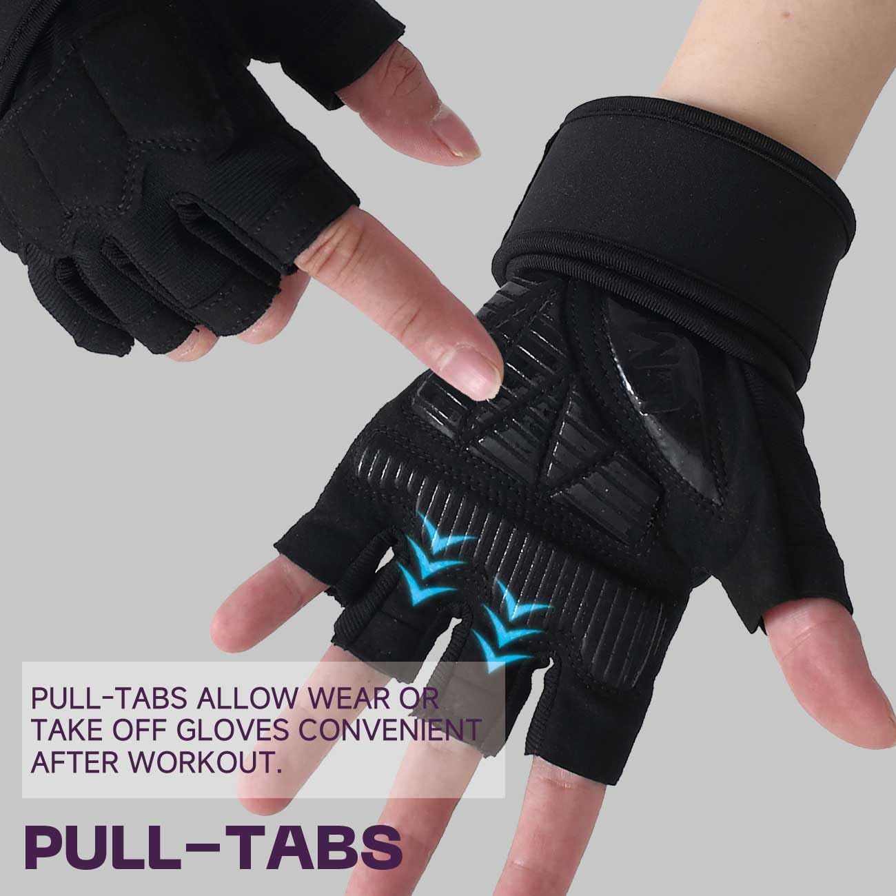 Foclassic Anti-Slip Weight Lifting Gloves for Men & Women – Breathable Gym Gloves with 5mm Gel Padding & Wrist Support for Crossfit/Powerlifting (S-XL)
