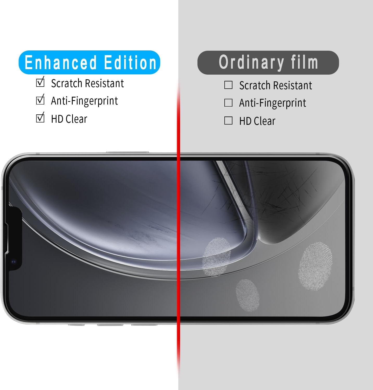 [3 Pack 17e/16e Slanku Screen Protector for iPhone Tempered Glass, NO Bubbles, Anti Scratch, Case Friendly, Easy
