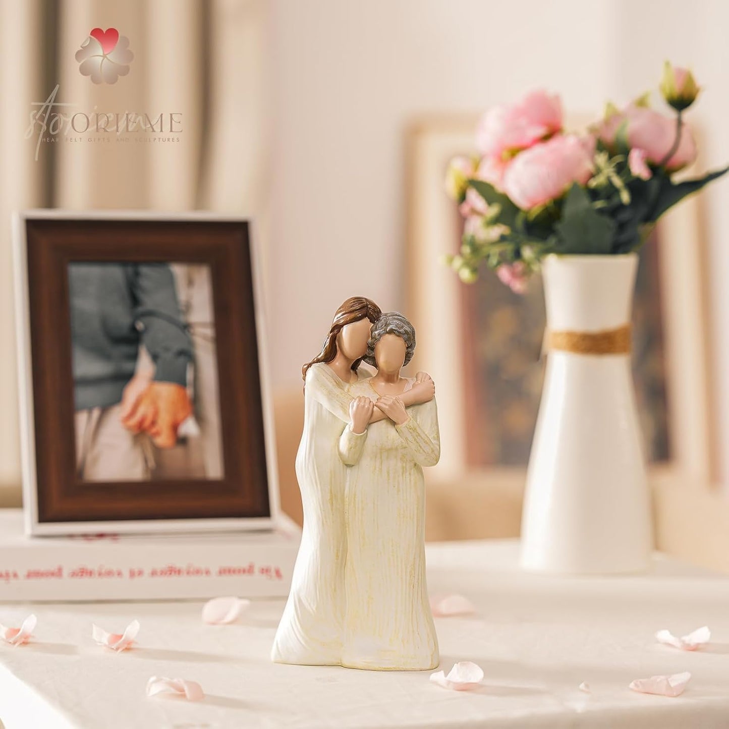 Storieme Grandma Figurine - Heartwarming Birthday Gift from Granddaughter | Perfect for Mother's Day & Christmas