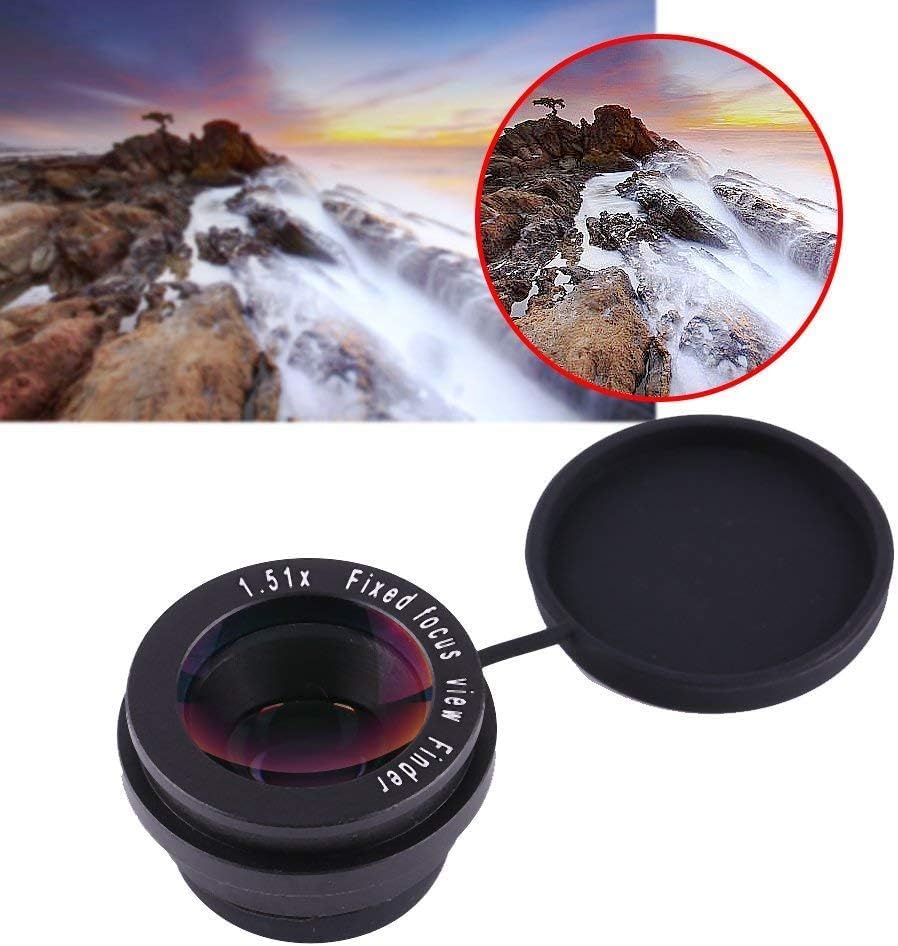 Kukyller 1.5X Viewfinder Eyepiece for DSLR Camera, Magnifying Eyepiece Viewfinder for Camera, Fixed Focus Viewfinder