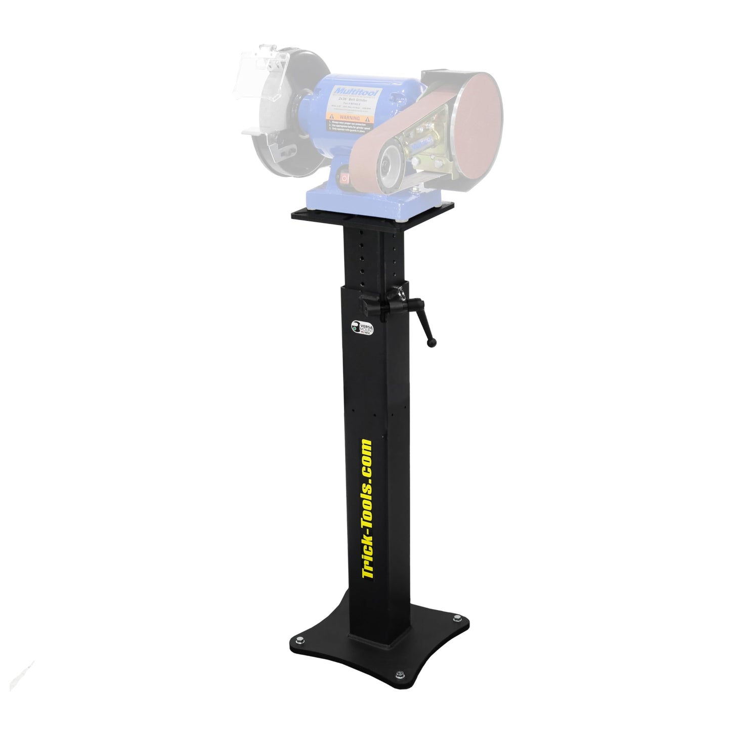 Trick-Tools Versa-Mount Adjustable Height Vise and Grinder Floor Pedestal, Made in the USA