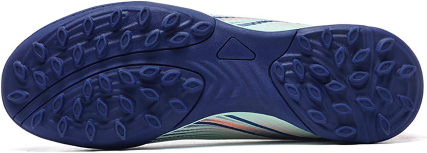 Men's High Top Soccer Shoes FG Long Spikes Adult Football Shoes Lightweight Professional Athletic Training