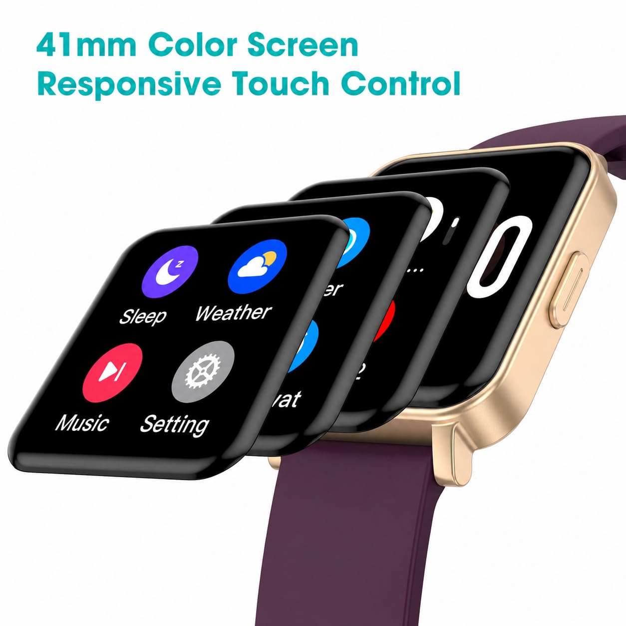 Fitness Tracker, Fitness Watch with Blood Oxygen, Heart Rate Monitor, Steps Calories Counter, Sleep Monitor, Pedometer IP68 Waterproof, Smart Watch for Android iPhones