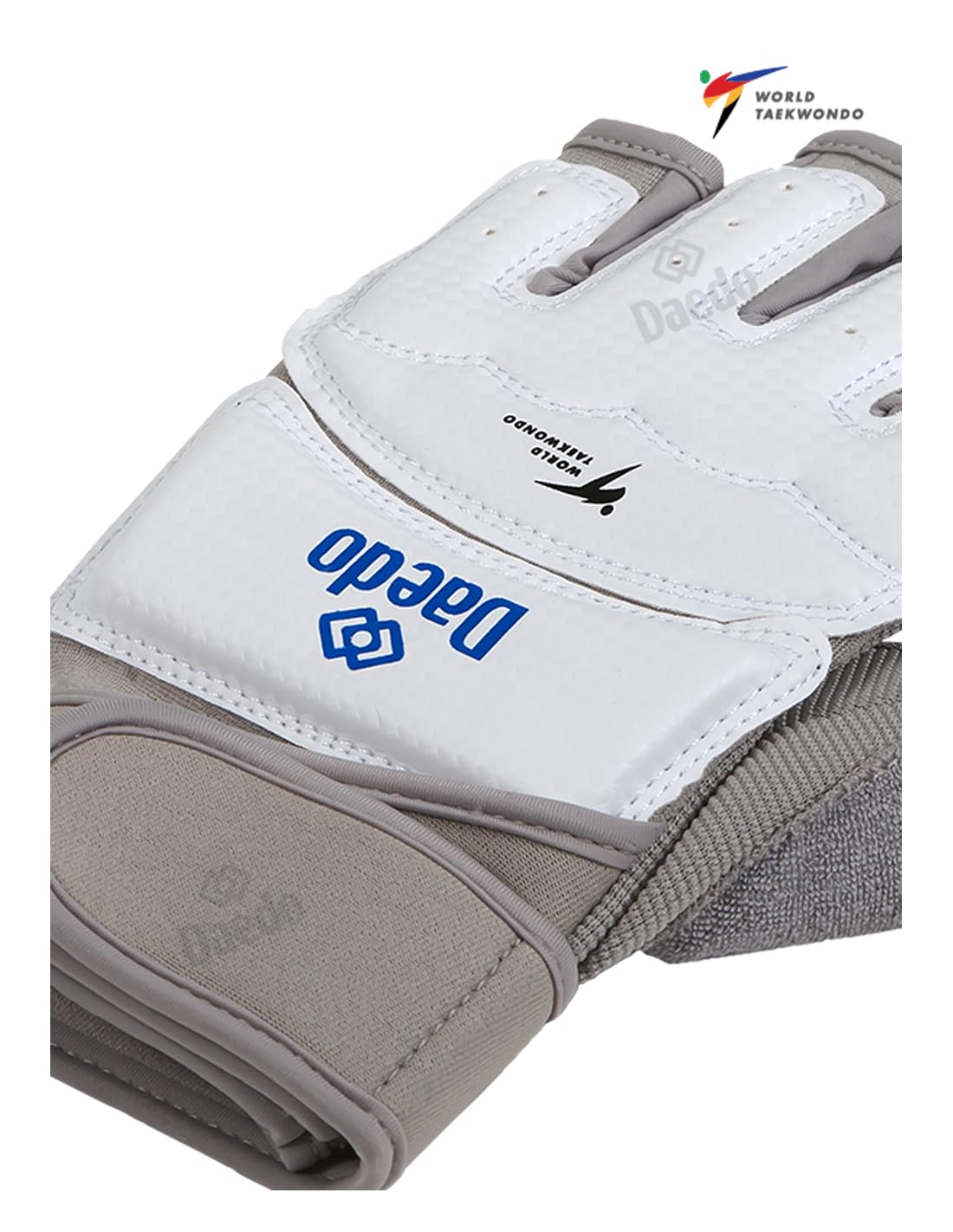 WT Recognized Taekwondo Hand Protector for International Competitions, Sponge, Synthetic Leather & Stretch Fabric – Comfortable and Durable Protection