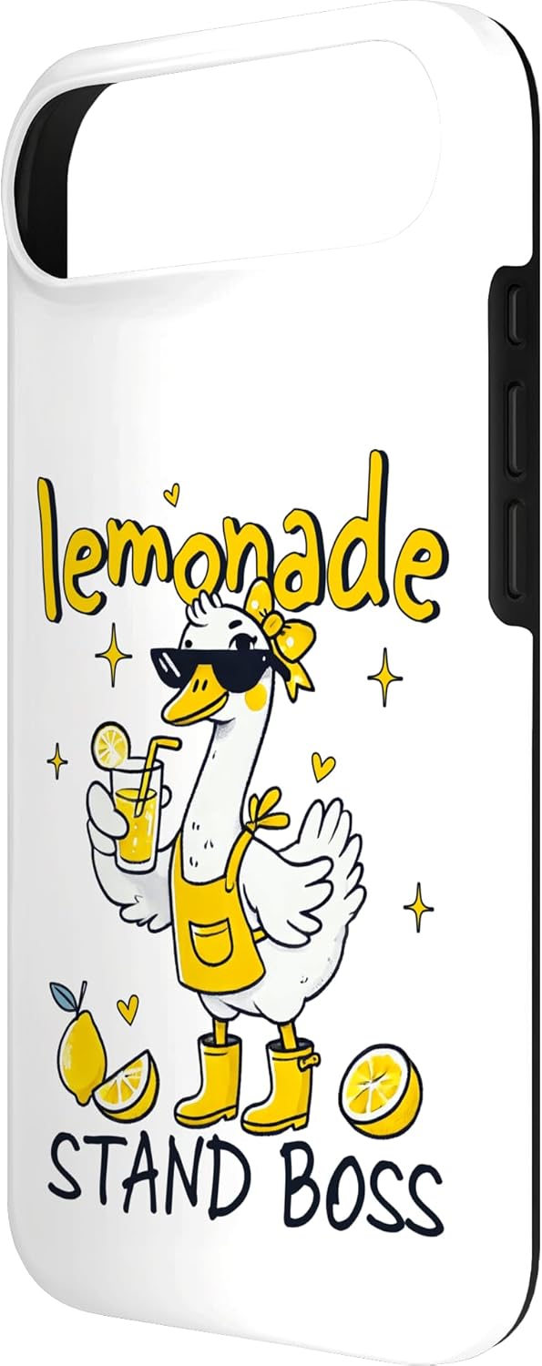 Citrus Quack Designs Summer Funny Duck Lemonade Stand Boss Citrus Drink Case for iPhone Air