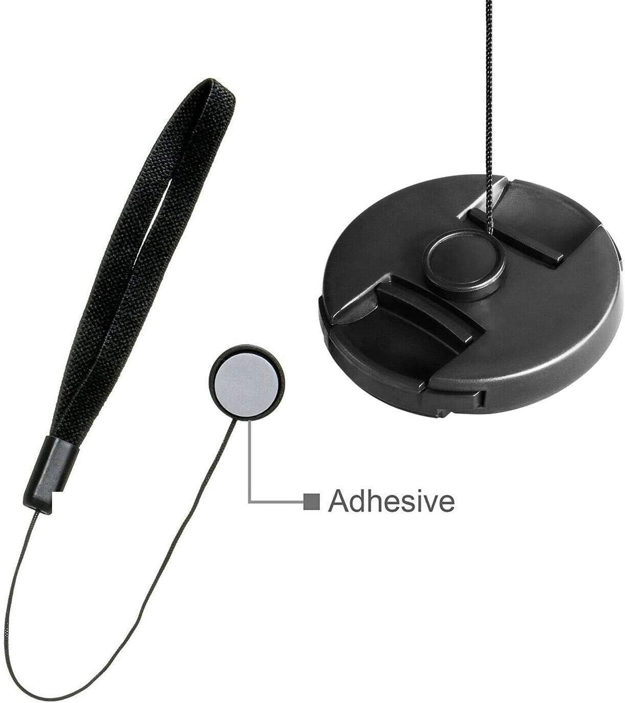 Digital Nc Pinch G100 (37mm) Lens Cap Center for Panasonic LUMIX + Lens Cap + Microfiber Cloth