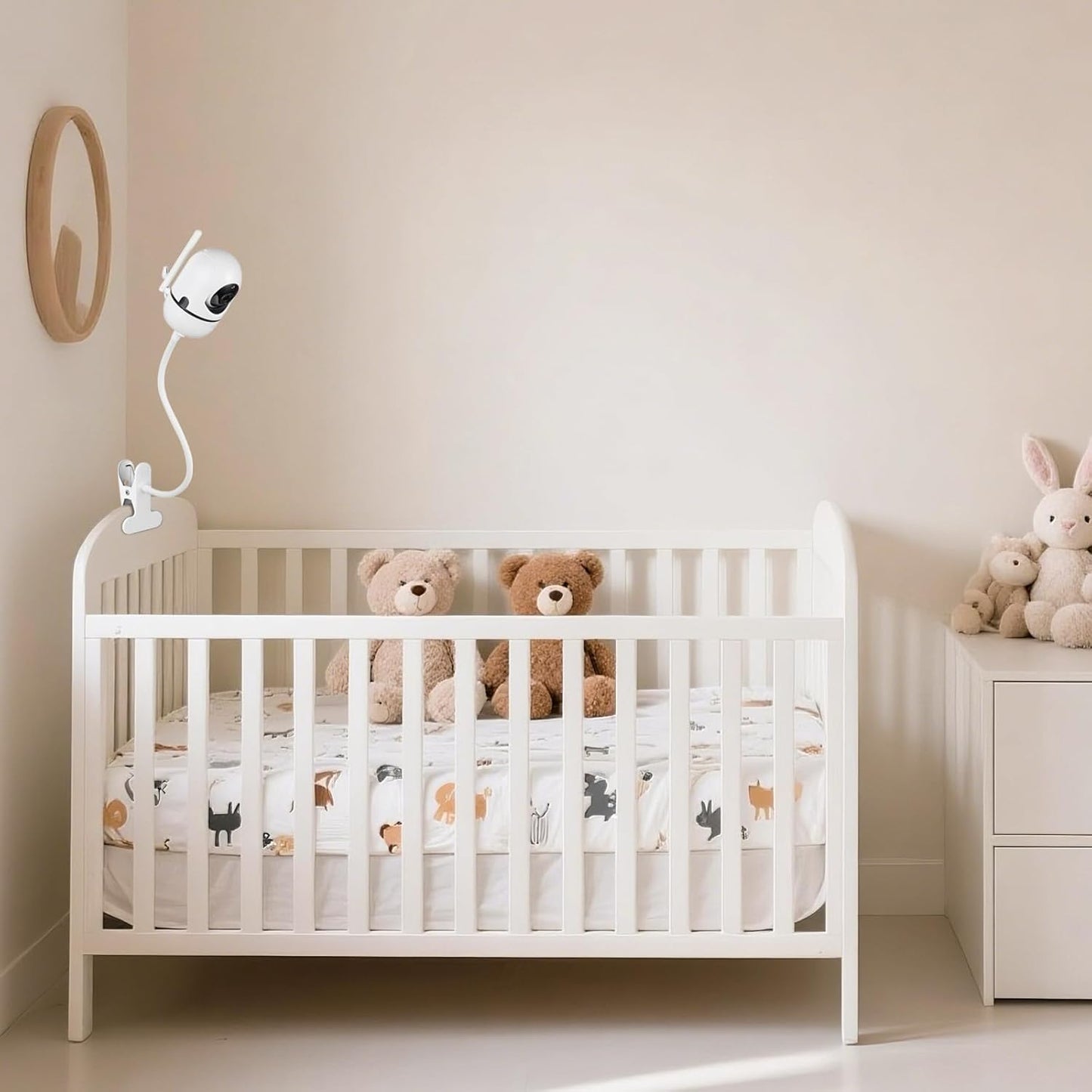 GAHOGA HB6550/HB6560/HB6148/HB6240//HB66/HB6339, SM935E Baby Monitor Clip Mount for HelloBaby ANMEATE Adjustable Clamp