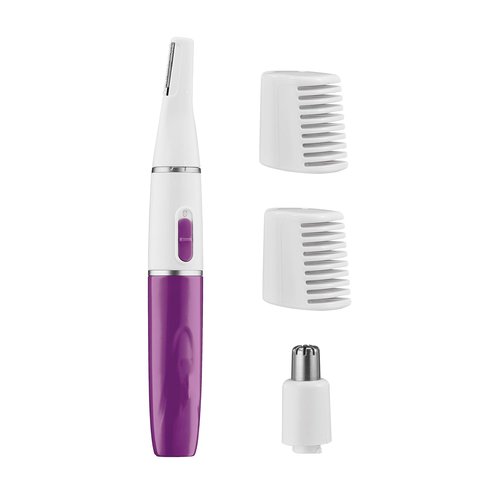 Conair All-in-1 Facial Hair Trimmer for Women - Battery-Powered, Ideal for Face, Ears, Nose & Eyebrows