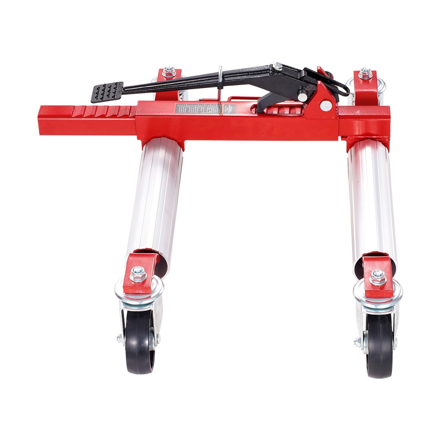 VEVOR Wheel Dolly, Max Capacity 1500 Lbs Car Dolly, Car Jack Dolly Lifter with Wheels, Heavy Duty Vehicle Positioning Ratchet Tire Jack, for Vehicle Car Auto Repair Moving