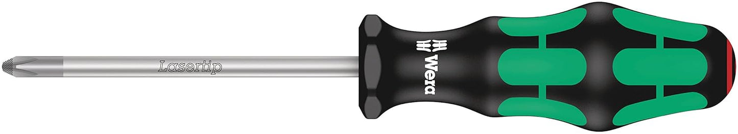 WERA Screwdriver Set - 6 Piece Laser Tip Precision Tools for Enhanced Grip and Control