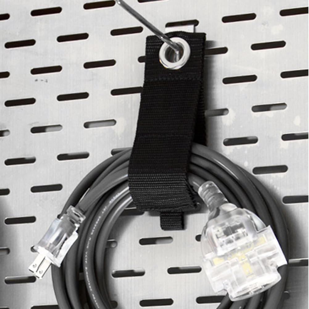 Heavy-Duty Storage Straps - 9 Pack Hook and Loop Hanging Extension Tool Cord Straps Organizer for Cable Management, Rope, Hoses, RV and Garage Organization - includ 10-inch/13-inch /17-inch