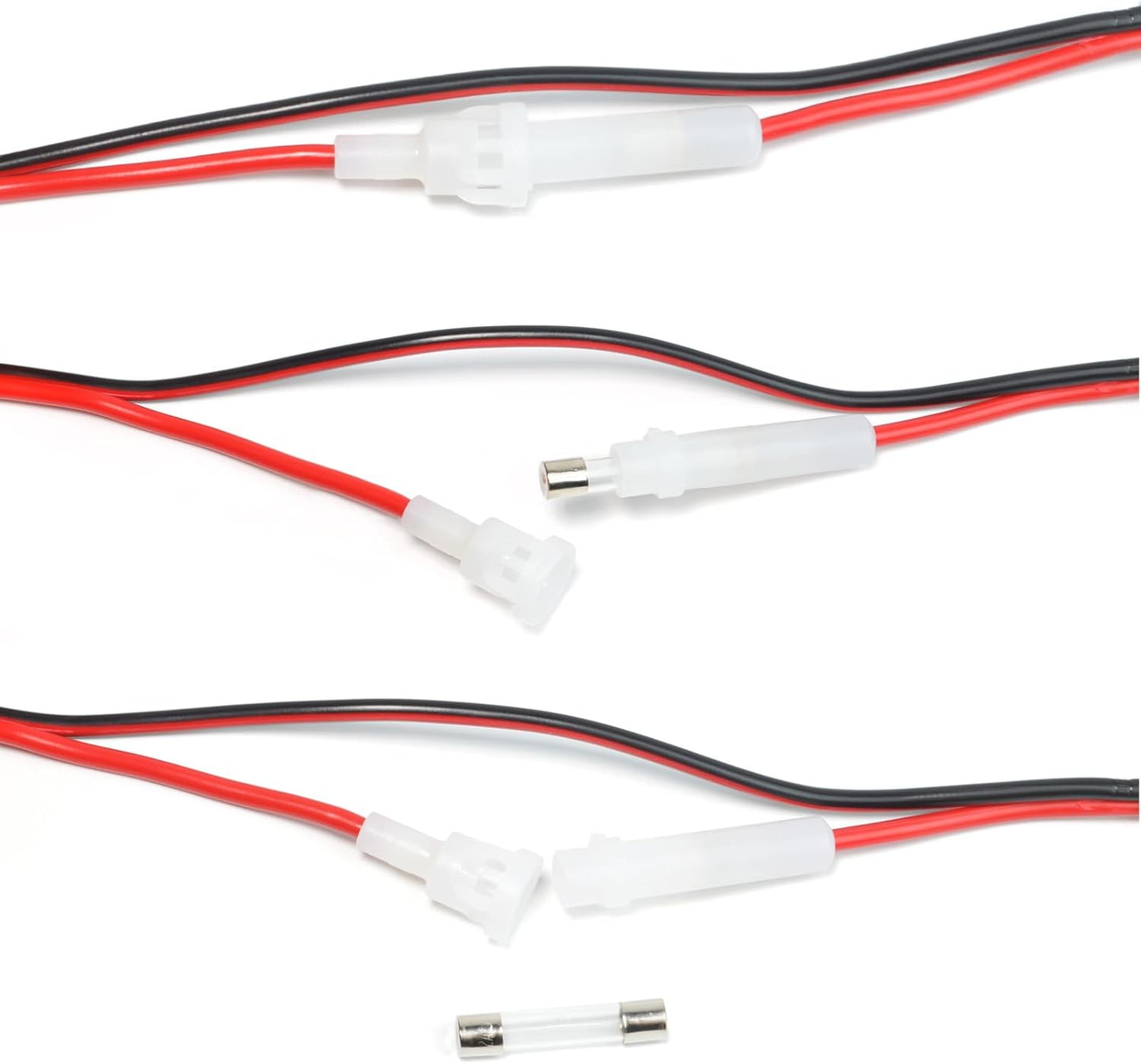 UAYESOK 2-Wire 3 4.8 Pin CB Radio Power Cord with Stripped ends, ft Fused Power Cable Replacement For Cobra Galaxy