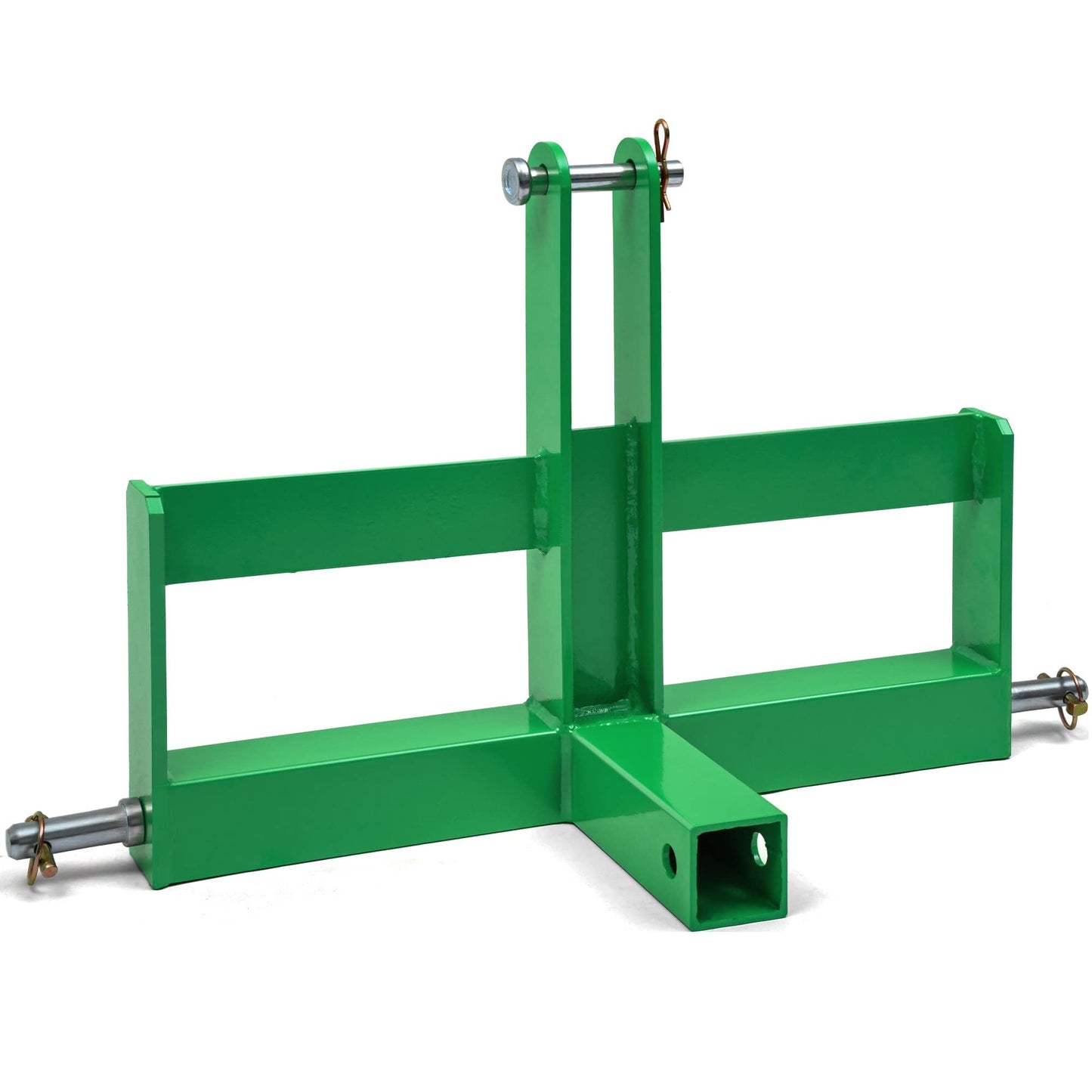 Garvee 3 Point Trailer Hitch 2" Receiver and Towing Ball Hitch with Hook Heavy Duty Cat.1 Tractor Drawbar 3Pt Quick Hitch Attachment for Kubota, Category 1 Subcompact Tractor Farm Equipment
