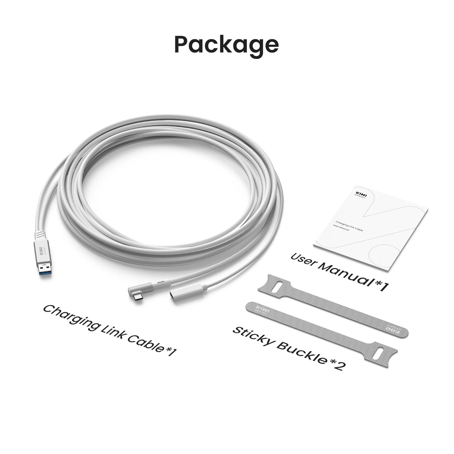 16FT 3S/3/2/Pro/Pico 4 3.0 5Gbps KIWI design Link Cable with Charging Compatible with Meta Quest Accessories