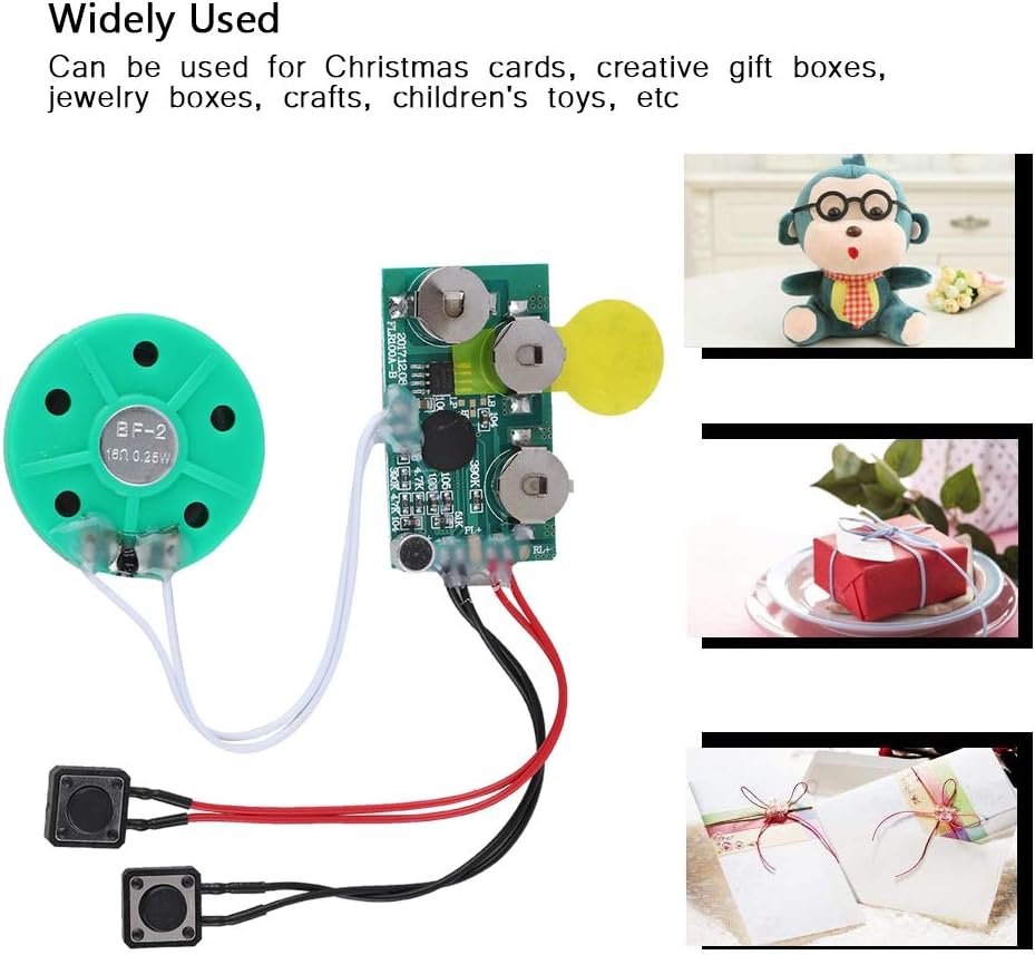 FOSA 4 Minutes DIY Greeting Card Chip Music Sound Voice Recording Module Device Chip Recordable Sound Chip