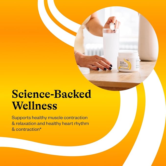 Seeking Health Optimal Electrolyte Powder, Lemonade Flavor, Healthy Energy and Endurance Support, Promotes Hydration and Healthy Muscles, Vegan and Vegetarian (30 Servings)*