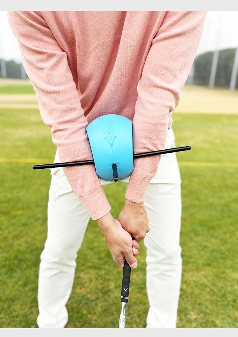 LOFIN Connector Golf Training Aid – Golf Swing Posture Corrector for Arm Alignment & Swing Tempo, Durable Golf Training Tool for Improving Rhythm, Flexibility, and Muscle Memory