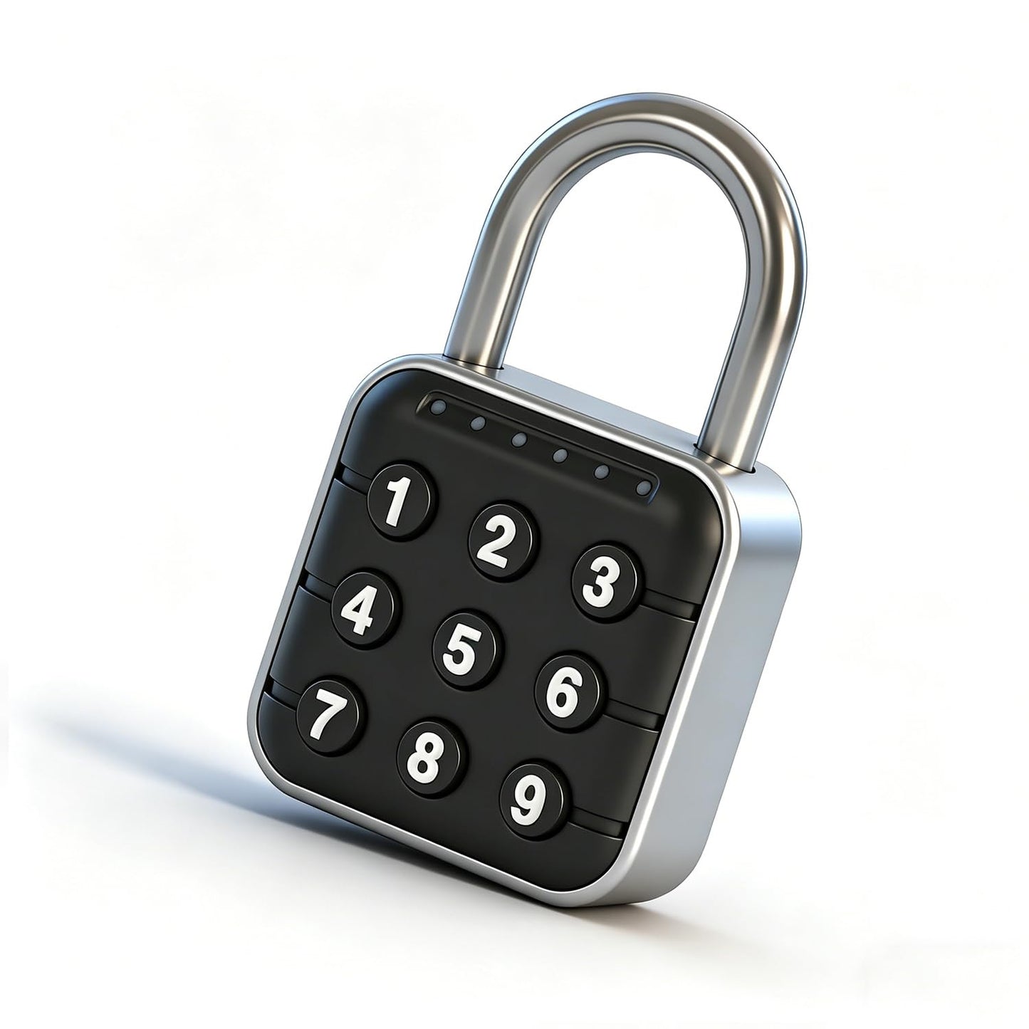 BLOSSOM Digital Padlock for Gym Smart Combination Locker 9 Digits with LED Lights Smart Keyless Entry for School, Shed, Fence (SY13)