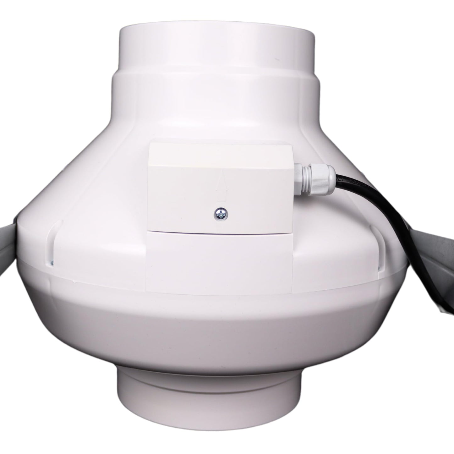 VENTS-US VK 150-6 Inch Centrifugal Inline Duct Fan in Plastic Casing with Up to 317 CFM, Great for High Static Duct Pressure Applications