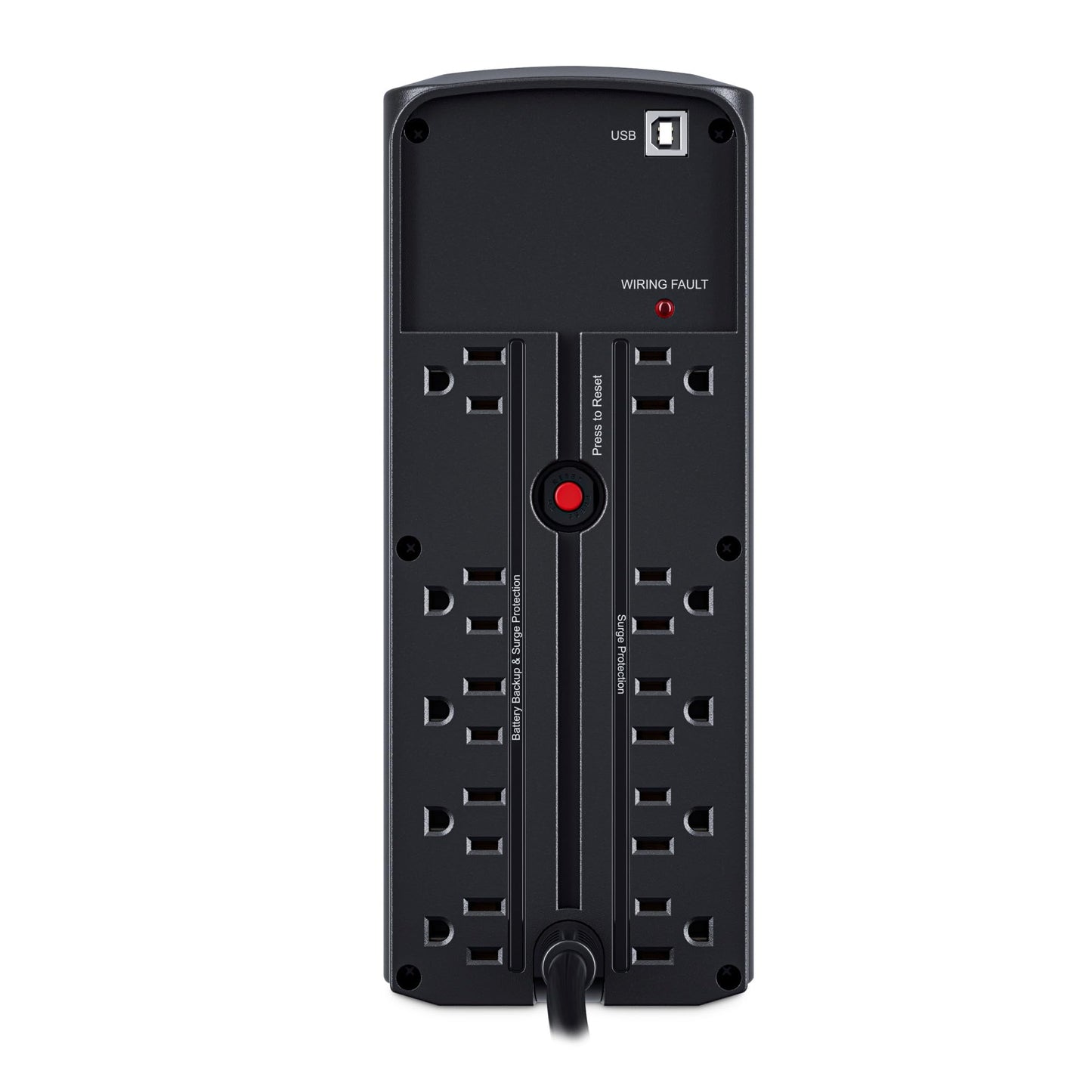 CyberPower LX1500GAVR Line‑Interactive UPS Battery Backup and Surge Protector, 1500VA/900W, AVR, 12 Outlets, LCD Display, Tower Design, UL Certified