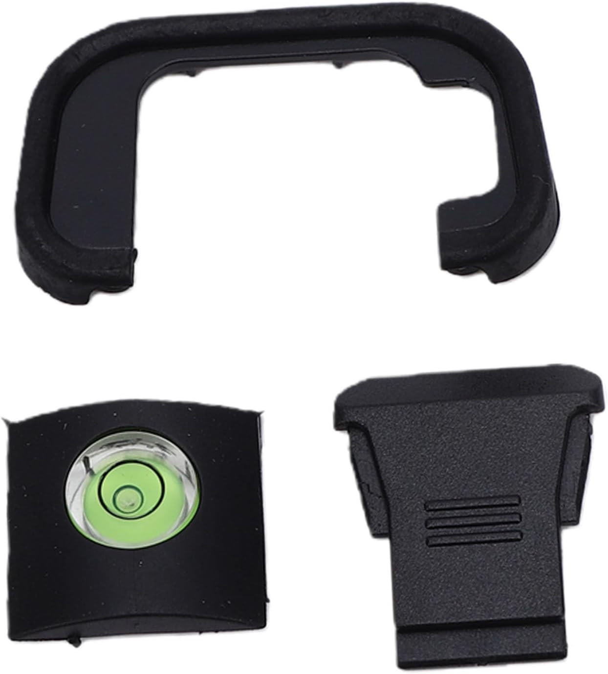 Akozon R8 Viewfinder Eyecup Fit for RP Camera Portable Eyepiece Eye Cup with Hot Shoe Cover Hot Shoe Level