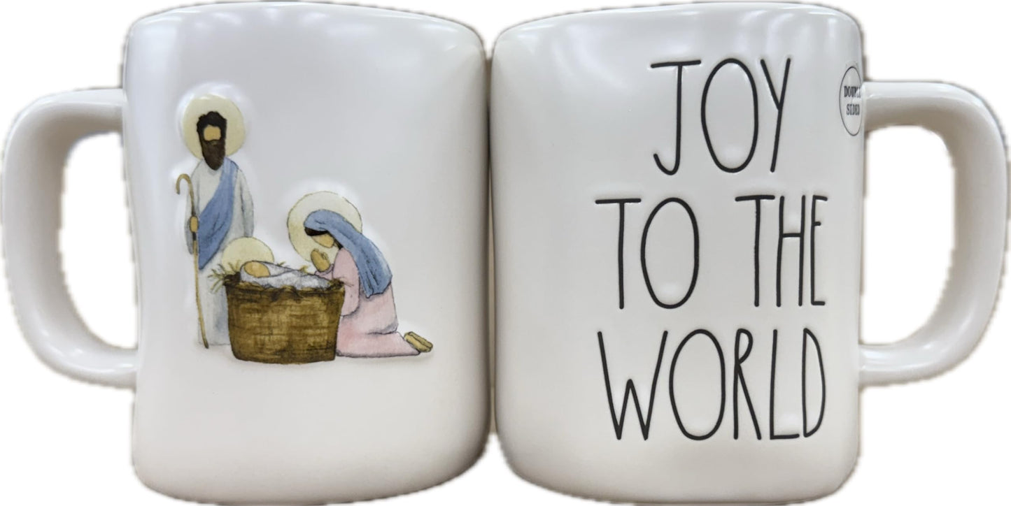 Rae Dunn by Magenta Joy to the World Manger Scene Mug