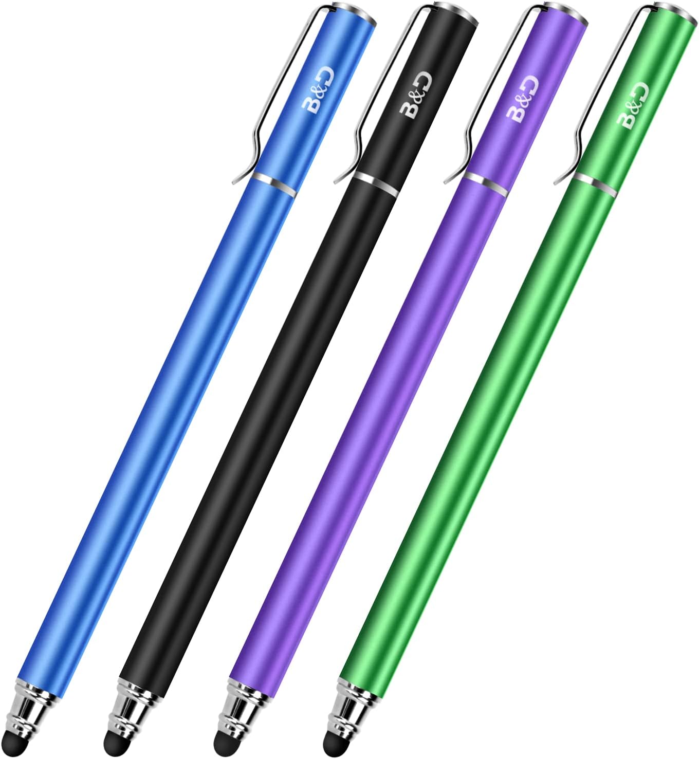 Bargains Depot 2-in-1 20 (4 Capacitive Stylus/Styli Universal Touch Screen Pen for All Touch Screen Tablets/Cell Phones