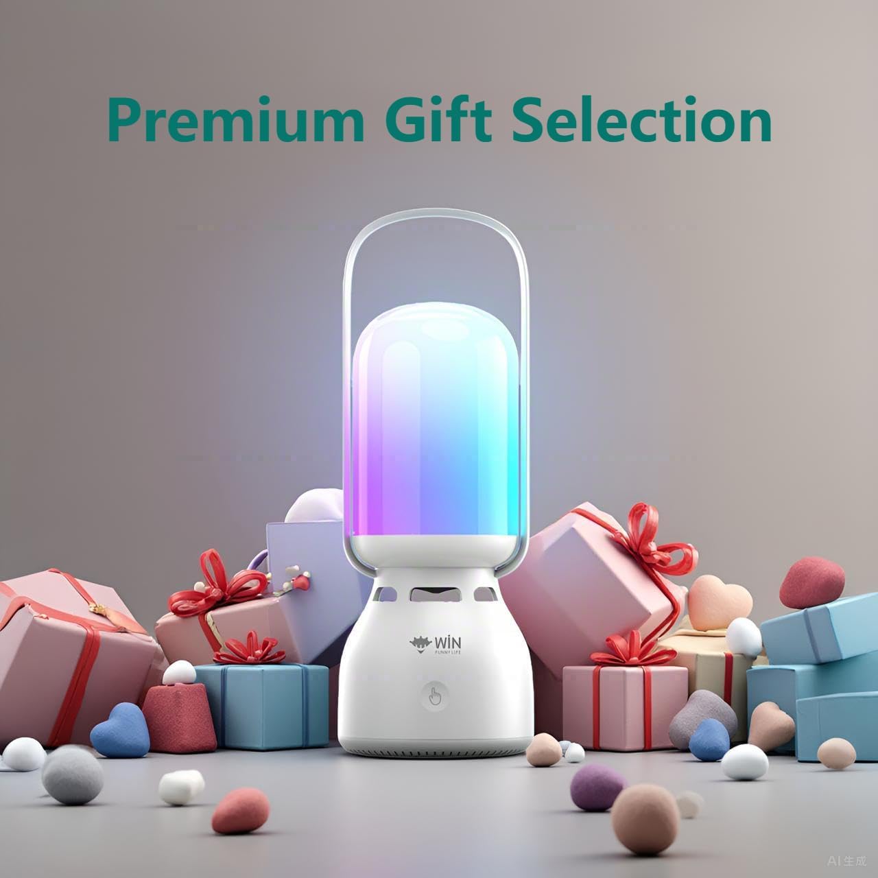 WIN FUNNY LIFE 3-Gear 11 Bluetooth Camping Lantern Speaker, LED Night Light, Modes RGB Colorful Lantern Speaker