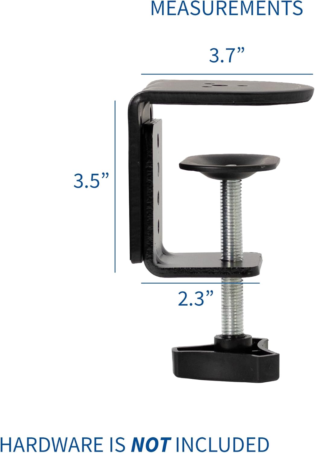3.25 inches, PT-SD-CP01A VIVO Heavy Duty Desk Clamp for Monitor Mount Desk Stand, No Scratch Universal Replacement