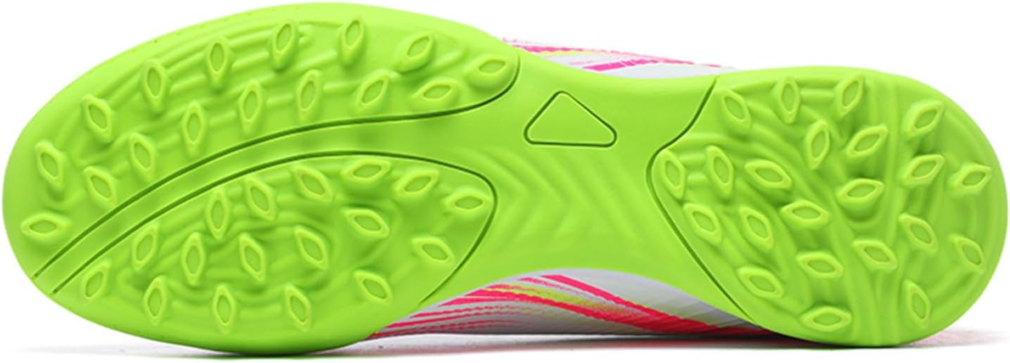 Men's High Top Soccer Shoes FG Long Spikes Adult Football Shoes Lightweight Professional Athletic Training