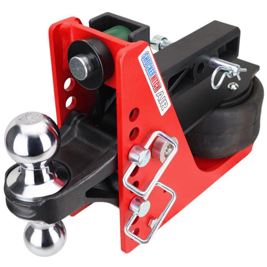 Shocker Air Hitch & Combo Ball (2" & 2-5/16" Balls), Fits 2" Hitch Chrome Combo 2" & 2-5/16" Balls