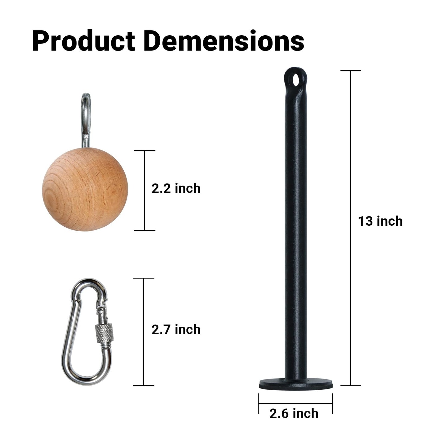 Pinch Grip Strength Training Set, Beech Wood Pinch Block Grip Set with Loading Pin, Rock Climbing Power Finger Forearm Hand Exerciser Strength Training Strengthener Equipment For Home Gym (Pinch Wood Set)