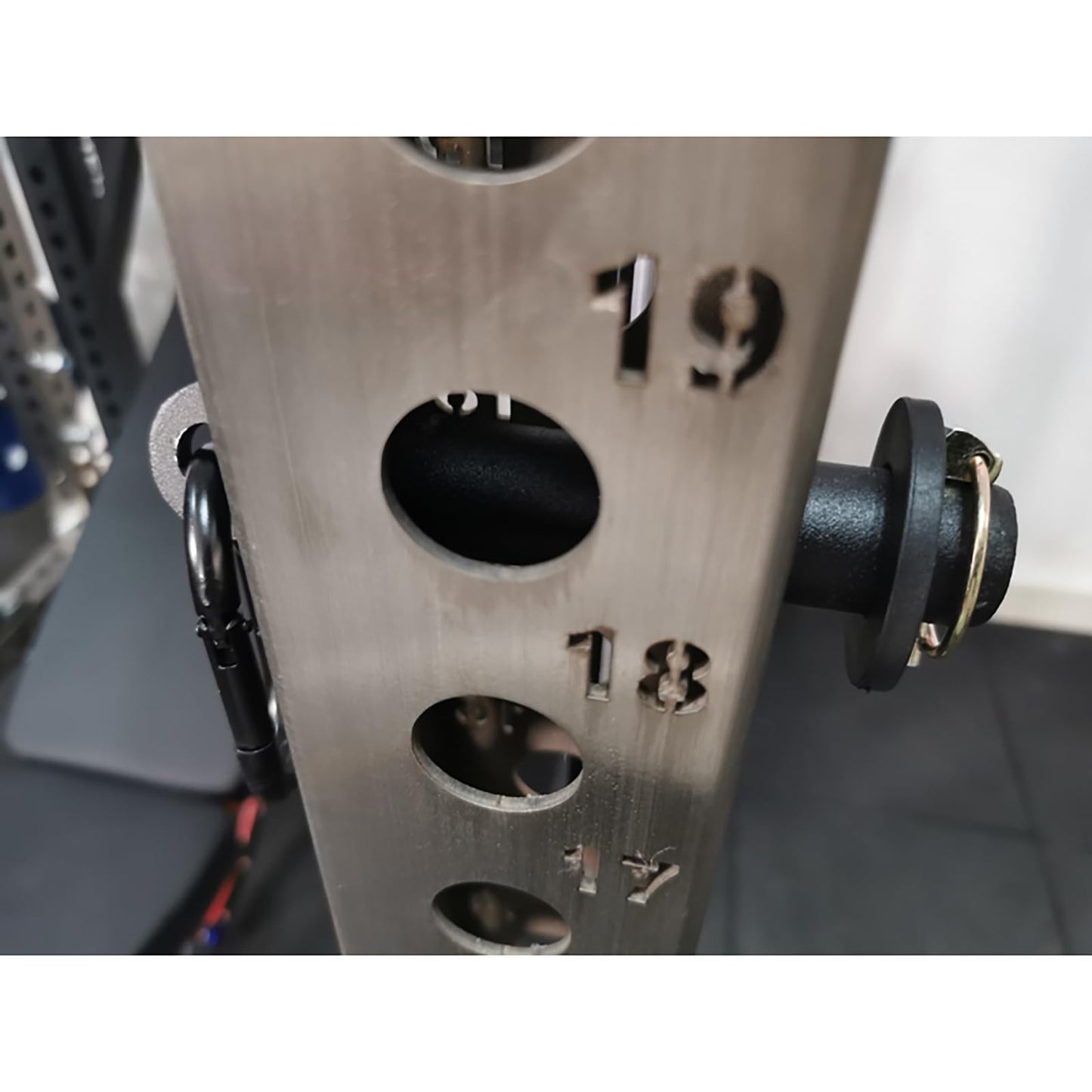 HUVIOVED Power Cage Squat Rack Home Gym Accessory, Fits 3x3 Rack with 1" Hole