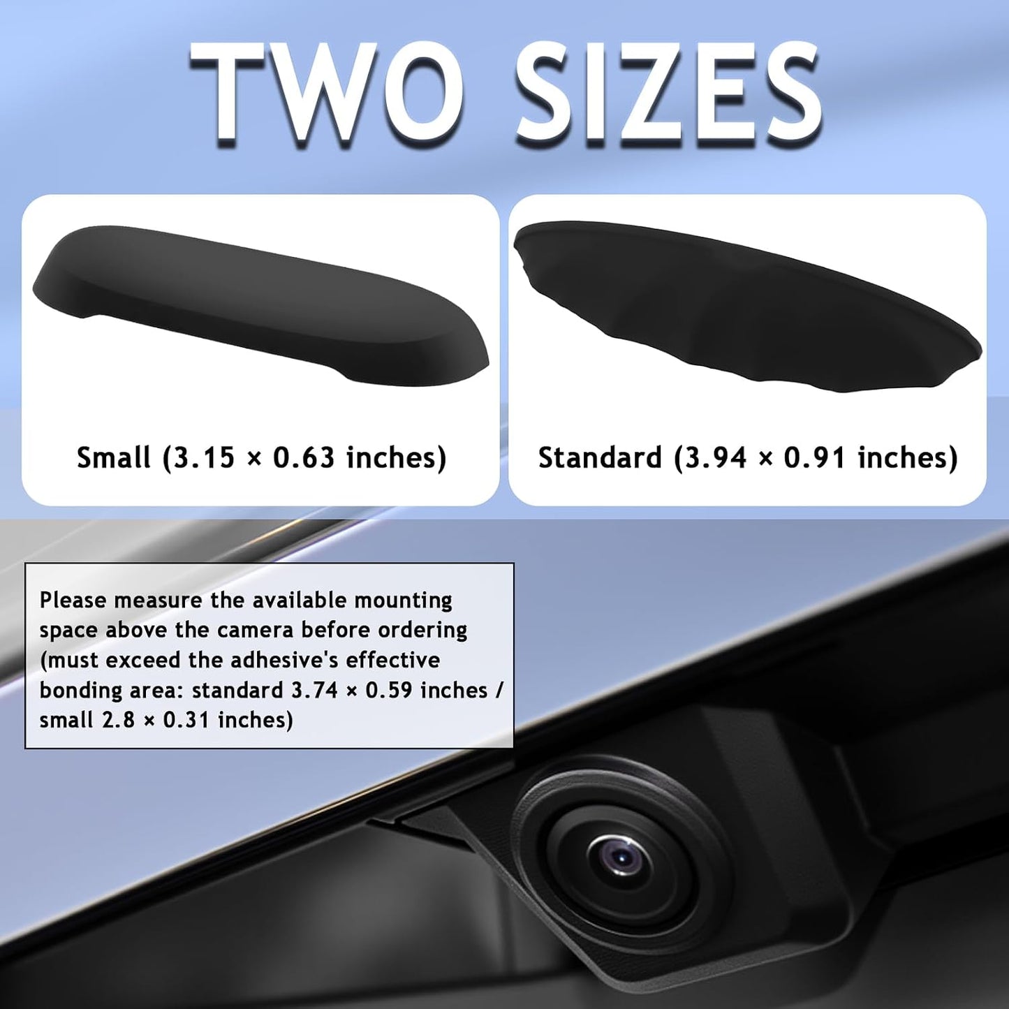 Aokdom Car Rear View Camera Protection Cover,Wider Back Up Camera Rain Guard for Clarity of Image,Non-Destructive