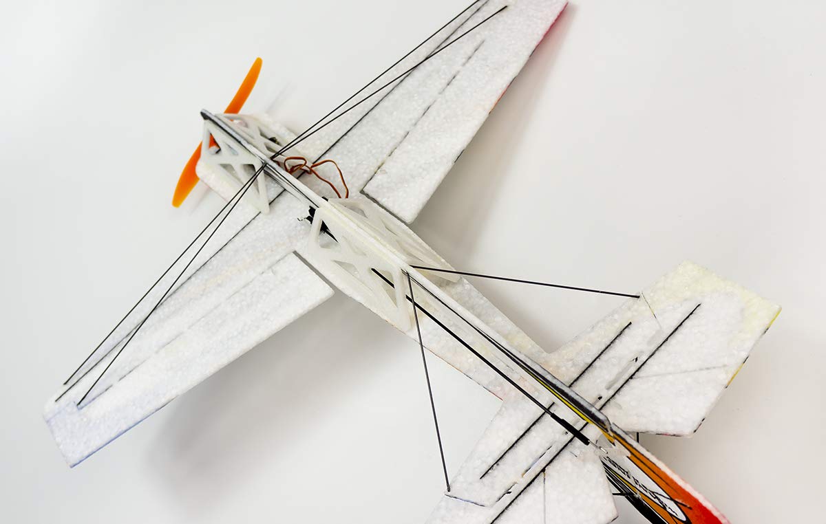 Viloga Upgrade 3D EPP Plane Sakura Aerobatic Flying Airplane, 420mm Durable Foam RC Plane Kit to Build for Adults (KIT+Motor+ESC+Servo+Mini 4CH RX(Frsky-D16), EPP Sakura, Not Including Radio Control)