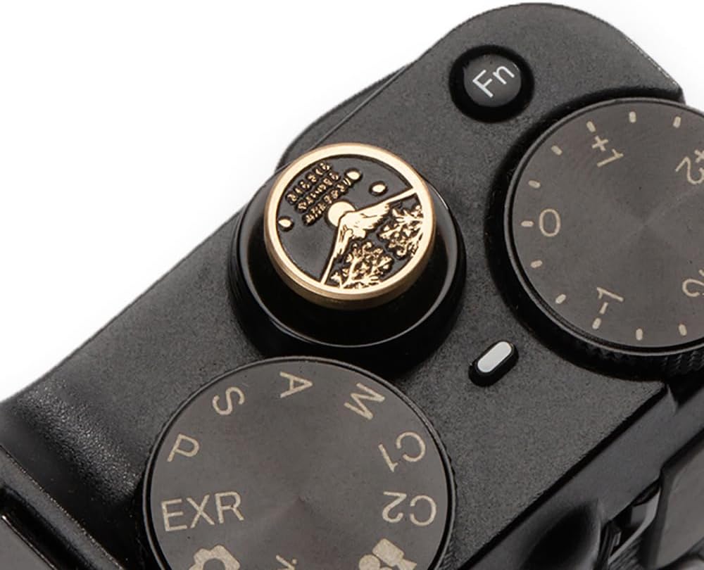 x100vi x100v xpro2 xt50 xt30 xt30ii Falling Cherry Blossoms Camera Metal Shutter Decorative Button for Fujifilm