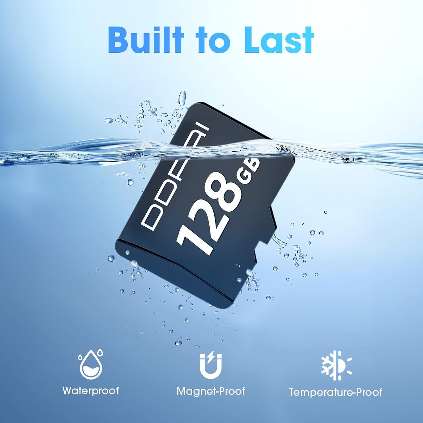 ddpai 128G U3 V30 100 SD Card, TF Card for Dash Cam Car Camera, Read Speed up to MB/s
