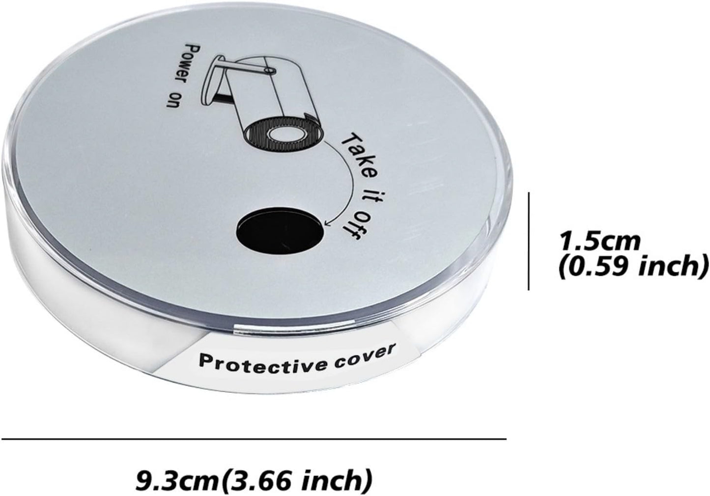 ljhnba HY300Pro Lens Caps for Projectors Protects Against Dusts and Scratches Lens Covers